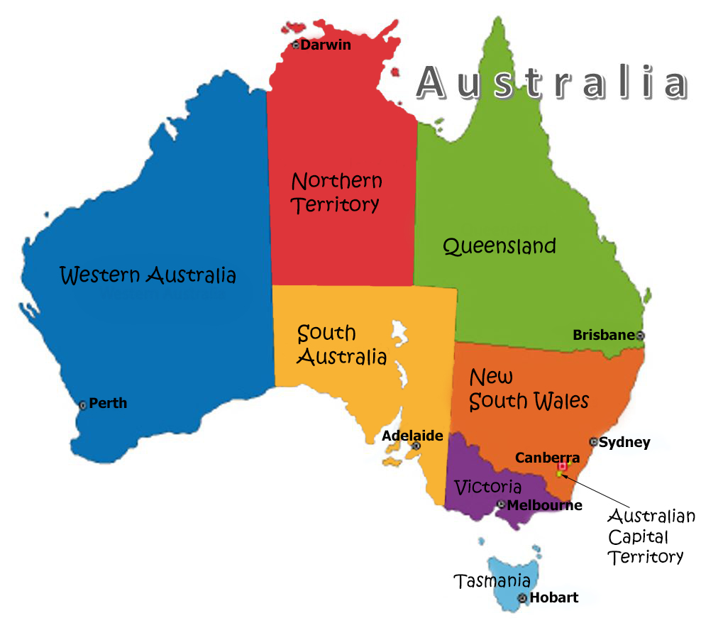 Australia Map States Territories Capitals Fixed 