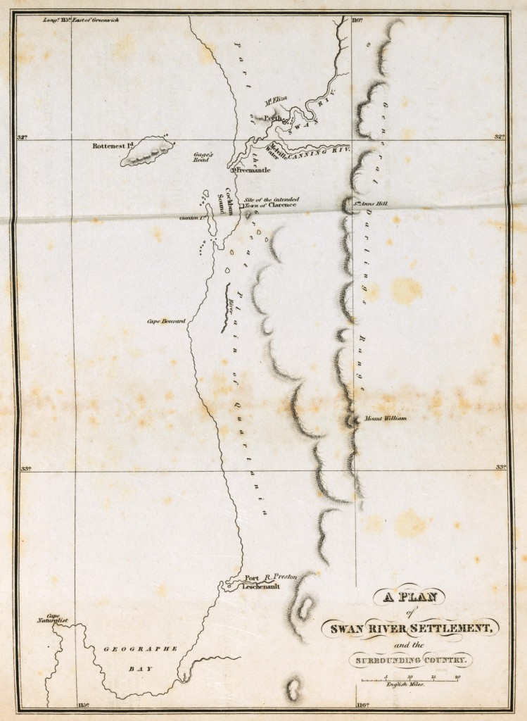 Plan of Swan River Settlement c 1831
