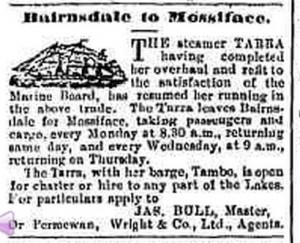 Tarra with Tambo - Bairnsdale Advertiser 14 Aug 1894