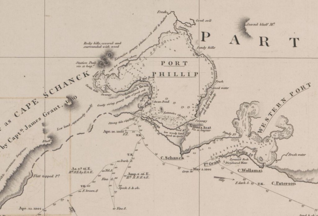 Matthew Flinders Journal – Port Phillip Bay – 26th April to 3rd May 1802