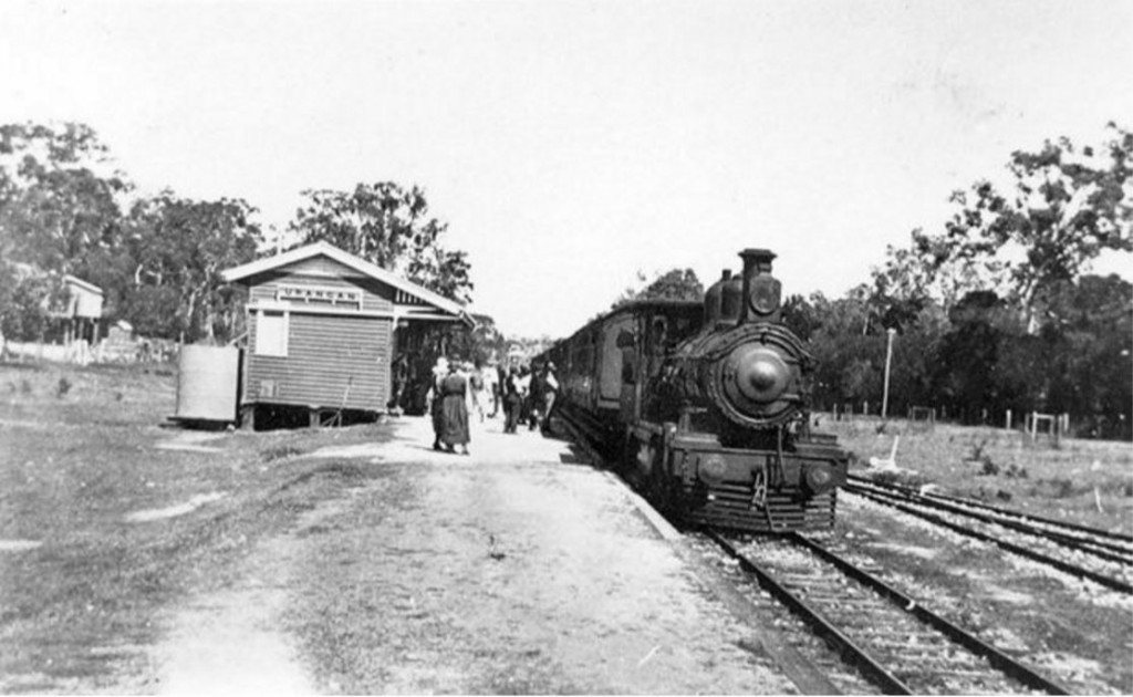 Urangan Railway Station c 1920's