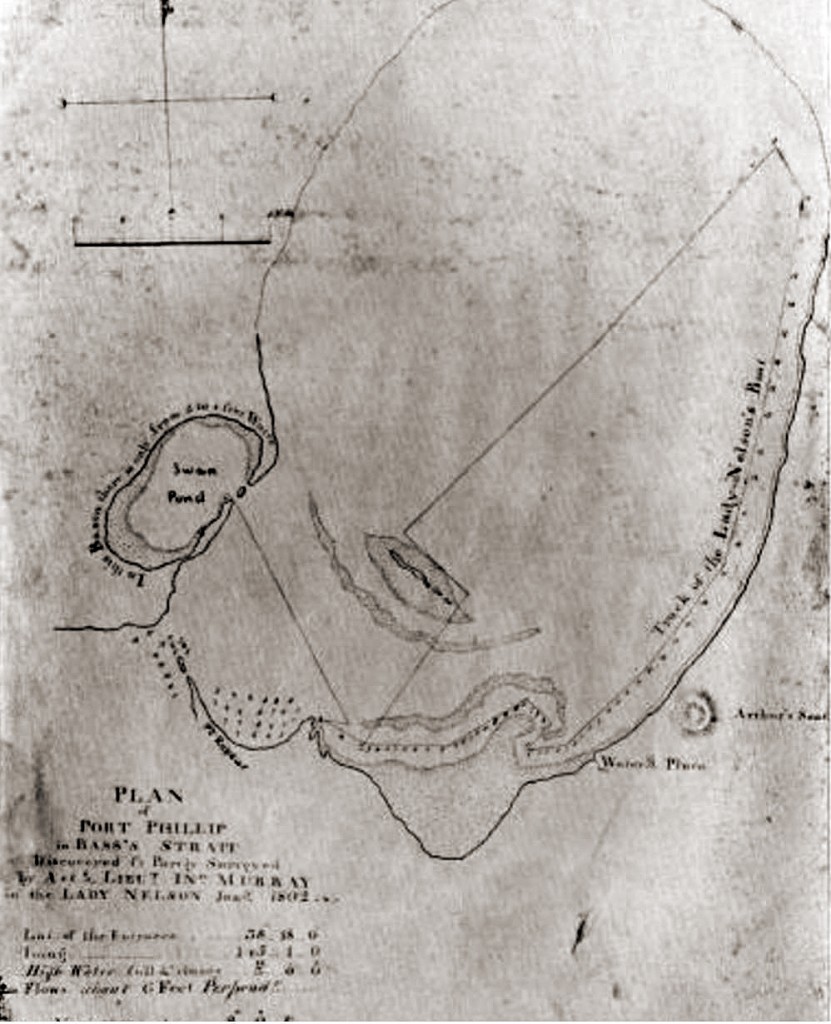 John Murray – Exploration of Port Phillip – Jan to Mar 1802