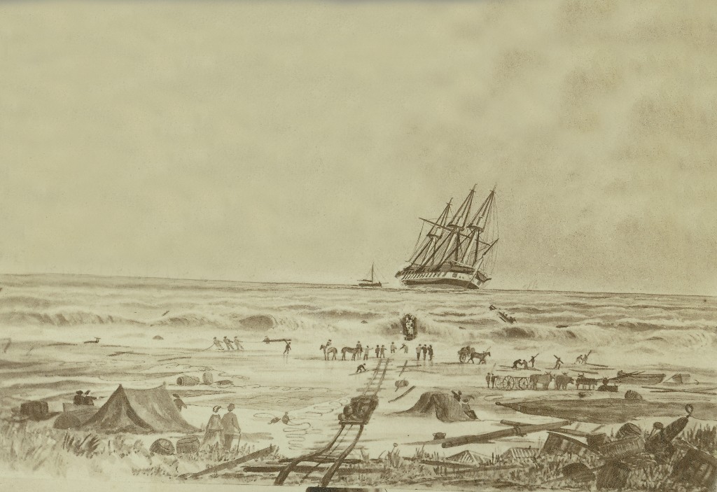 Approximate Wreck Site | Blackwall Clipper ‘Sussex’ c 1871 – Bass Strait, off Barwon Heads, VIC